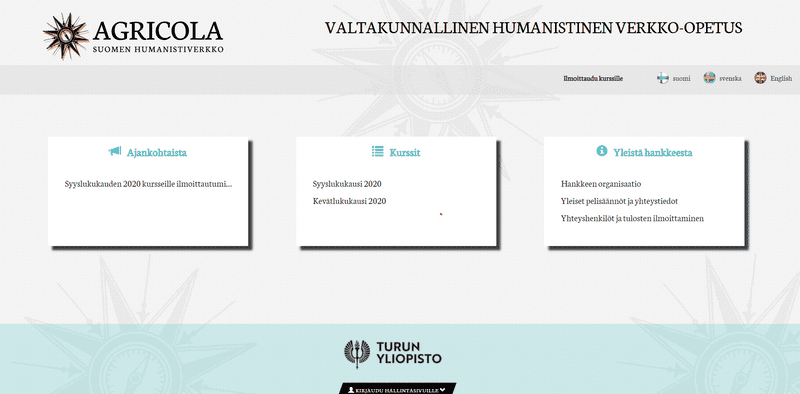 Valtakunnallinen humanistinen verkko-opetus